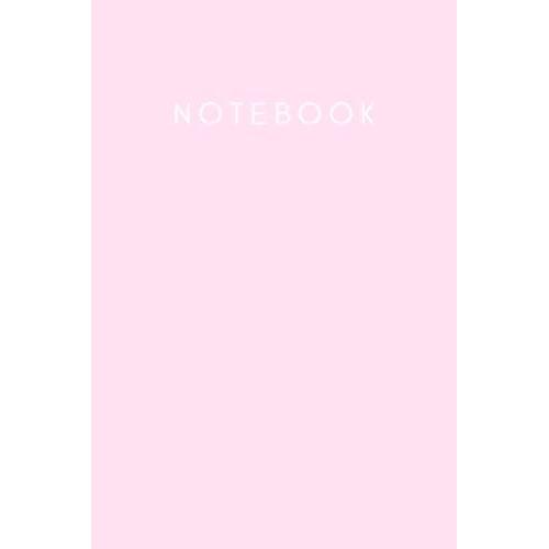 Blush Pastel Pink Notebook - 200 Lined Pages 6x9" Unbranded Notebook For Her Girls Teens Students Him Them