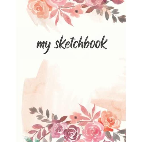 Skechbook: Skech Pad For Drawing, Writing, Painting, Sketching Or Doodling, 108 Blank Pages, (8.5 X 11) Inches