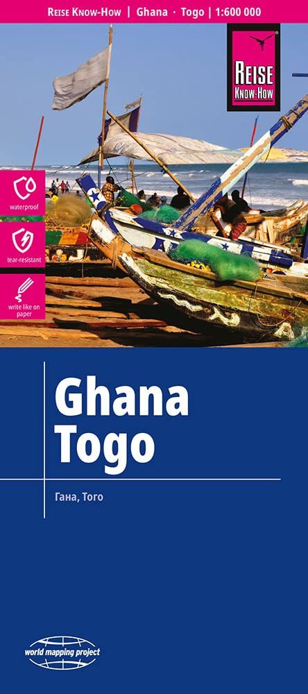 Reise Know-How Landkarte Ghana, Togo (1:600.000)