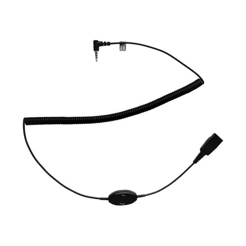 Jabra for Push-to-Talk - Câble pour casque micro - Déconnexion rapide pour mini jack 4 pôles mâle incliné