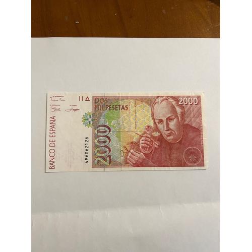 Billet Banco De España 2000