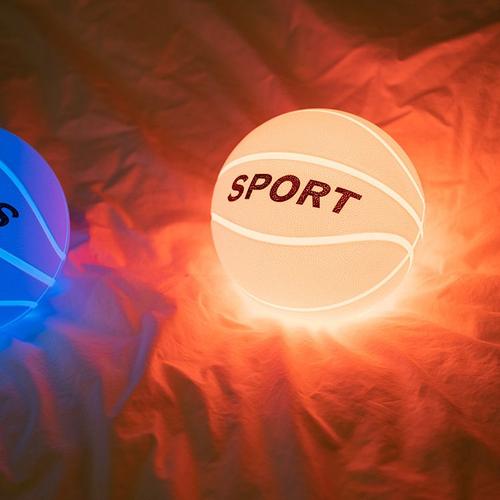 Nba Basket Veilleuse Led Silicone Compagnon De Chambre Slumber Pat Light (Rose)