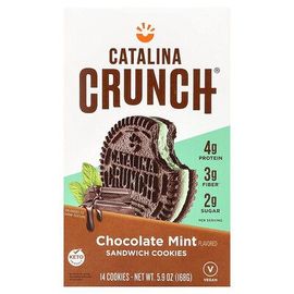 Catalina Crunch, Biscuits, Chocolat Et Menthe, 14 Biscuits, 168 G