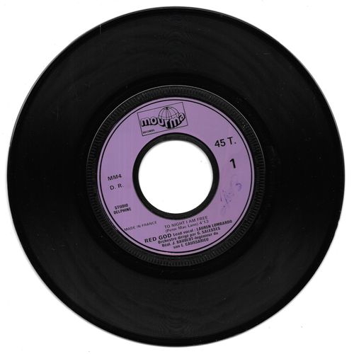 Red God - Lauren Lombardo : To Night I Am Free / We Could Have Everything Together [Vinyle 45 Tours 7"] 1979