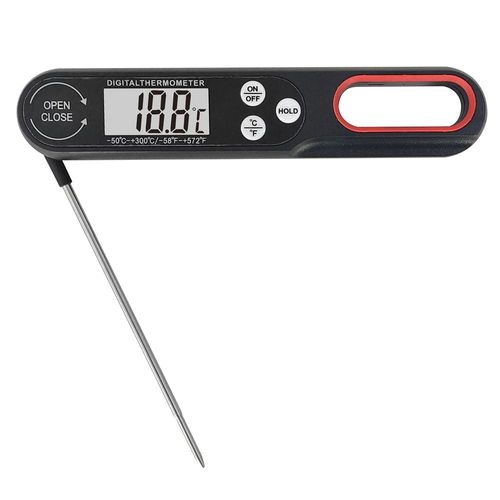 Capteur de température numérique pour la cuisson des aliments,thermocouple,sonde pour barbecue de cuisine,eau,lait,huile,liquide,four - Type Black #B