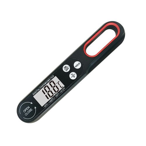 Capteur de température numérique pour la cuisson des aliments,thermocouple,sonde pour barbecue de cuisine,eau,lait,huile,liquide,four - Type Black #A