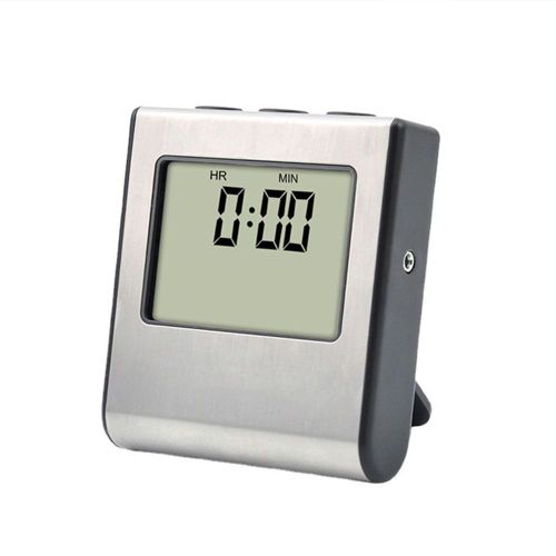 Thermopro-TP16 LCD numérique avec sonde en acier inoxydable,horloge,minuterie,cuisson des aliments,barbecue,viande,four,fumoir - Type Thermometer