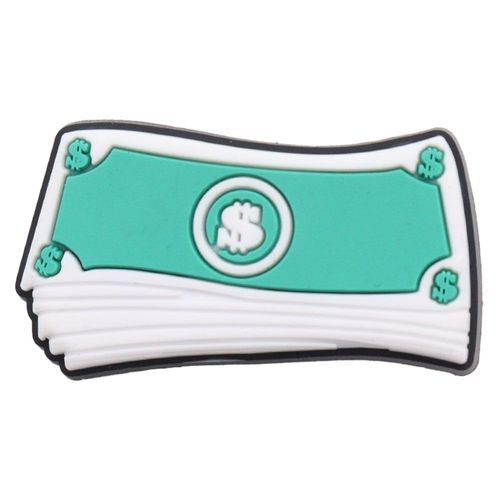 Breloques De Chaussures De Signe De Dollar D'argent Pour Hommes Et Femmes,Bricolage,Chaussures De Jardin,Accessoires Everg Fit,Décorer,Haute Qualité,1-21 Pièces - Type Transparent