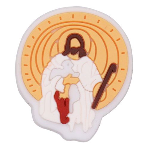 Décoration De Chaussure En Pvc Jésus Sauve Fabriqué À L'image De Dieu,La Vie Est Bonne,Le Christianisme,Les Breloques De Construction,Les Bracelets Adaptés,Cadeau De Noël,1 - Type Fluorescent Jaune