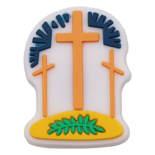 Décoration De Chaussure En Pvc Jésus Sauve Fabriqué À L'image De Dieu,La Vie Est Bonne,Le Christianisme,Les Breloques De Construction,Les Bracelets Adaptés,Cadeau De Noël,1-20 Pièces - Type Camel