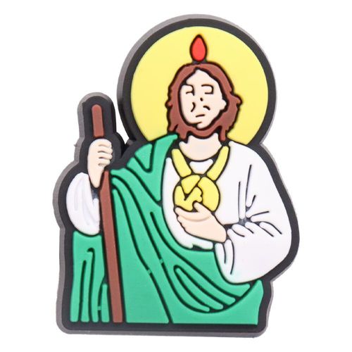Décoration De Chaussure En Pvc Jésus Sauve Fabriqué À L'image De Dieu,La Vie Est Bonne,Le Christianisme,Les Breloques De Construction,Les Bracelets Adaptés,Cadeau De Noël,1-20 Pièces - Type Bleu