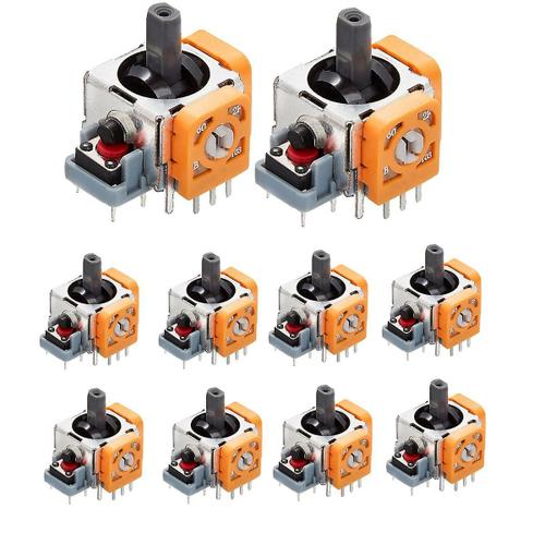 10pcs 3d Analogique Joystick Capteur Module Potentiomètre Pour Xbox One/One S Series X Series S Controller Pièces De Réparation