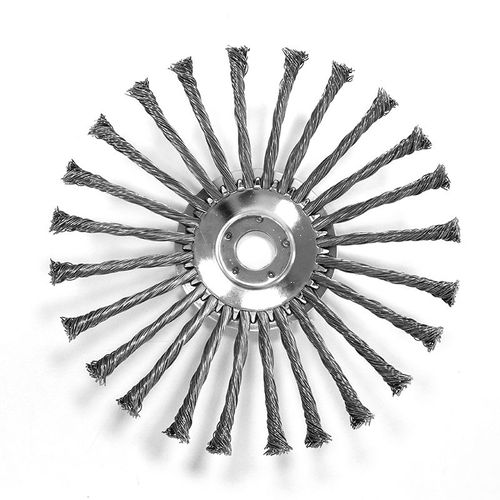 LUSQI-Tête de coupe à roue en fil d'acier,brosse de désherbage de jardin,pour débroussailleuse domestique,élimination de la rouille et de la mousse,10 en effet - Type 10in without parts