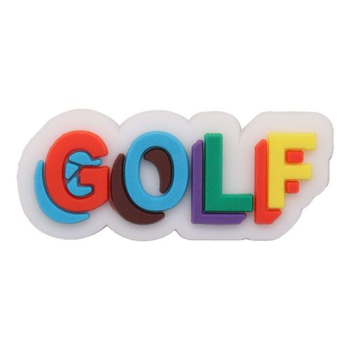 Chaussures De Golf En Pvc Pour Hommes,Célèbre Chanteur,Fleurs,Pantoufles À La Mode,Ajustement Des Boutons,Breloques,Décorations De Fête,Cadeaux,1-18 Pièces - Type Yellow