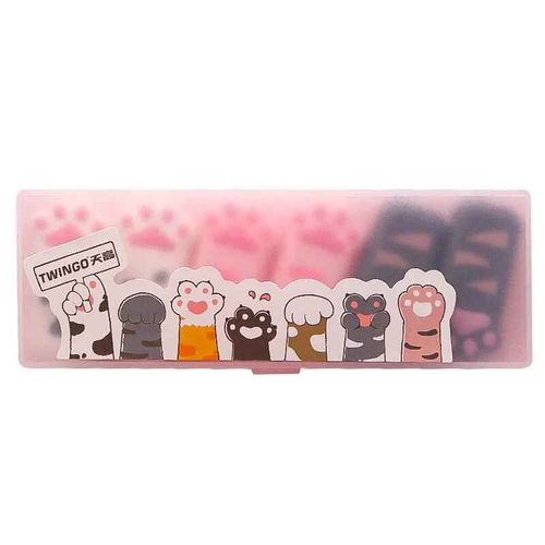 6 Pièces/Lot Mini Bande Correctrice Griffe De Chat Kawaii,Blanc,Correcteur,Cadeau Nel,Papeterie,Fourniture Scolaire Et De Bureau - Type 6pcs