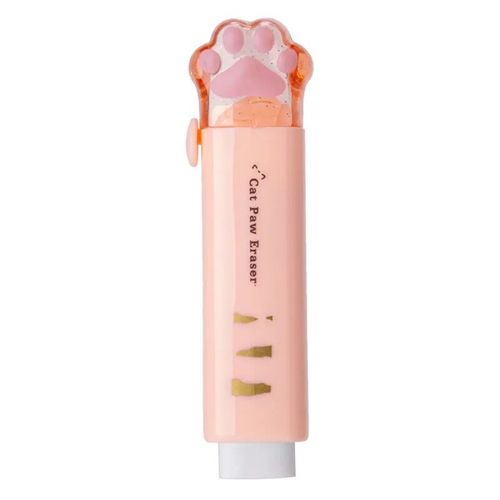 Gommes En Caoutchouc Portables Pour Enfants,Design Push-Pull Kawaii,Conception De Patte De Chat,Gommes Mignonnes,Fournitures Scolaires Et De Bureau,Cadeau,Prix D'acquisition De Pape - Type Orange A