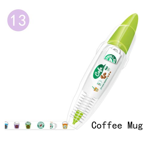 Animaux Kawaii Pour Théâtre,Chat,Chien,Crocodile,Fleur,Type De Presse,Bande Décorative,Journal Intime,Papeterie,Fournitures Scolaires - Type 13 Coffee Mug