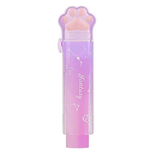 Gomme En Caoutchouc Kawaii Push Rib Design,Patte De Chat Mignonne,Outil De Ration D'étudiant,Cadeau Pour Enfants,Papeterie Coréenne,Fournitures Scolaires Et De Bureau - Type Jelly Purple
