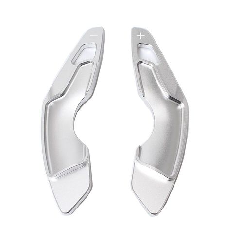 Manettes De Vitesse À Palette En Aluminium Pour Lexus,Changement De Volant Rc 200t Nx 300 Is 250 300 2014-2020,Réaménagement Intérieur De Voiture,2 Pièces - Type Argent