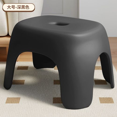 Petit Tabouret En Plastique Épais Domestique,Tabouret À Chaussures Empilable,Meubles De Salon,Kmbs - Type Large Size- #D