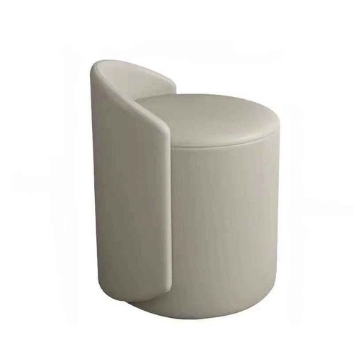Bancs Et Repose-Pieds Rotatifs Minimalistes,Design Moderne,Restaurant,Maquillage De Luxe,Résistant À L'usure,Agneau Court Doux,Meubles En Peluche - Type A4