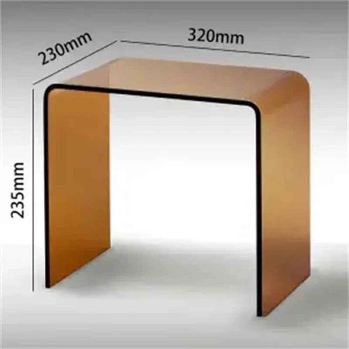 Petite Chaise Transparente En Acrylique Nordique,Tabouret Proxy,Mini Table D'appoint,Maquillage,Salon Moderne,Meubles De Maison - Type M-Ambe