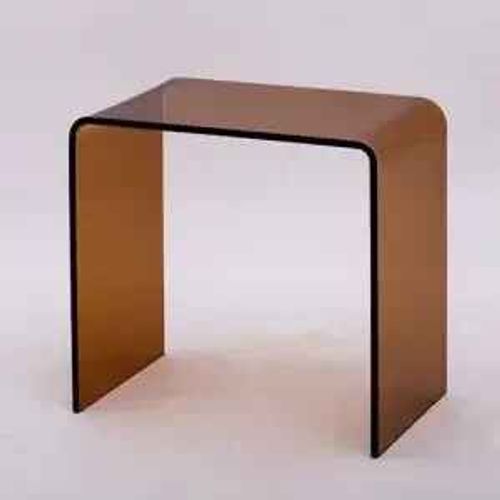 Petite Chaise Transparente En Acrylique Nordique,Tabouret Proxy,Mini Table D'appoint,Maquillage,Salon Moderne,Meubles De Maison - Type S-Ambe