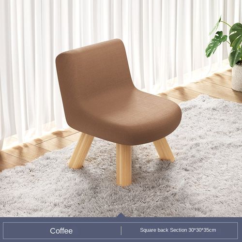 Petite Chaise À Dossier Domestique,Table Basse De Salon,Banc Simple En Bois Massif,Banc À Chaussures De Porte,Tabouret De Camping Pour Enfants - Type Brown