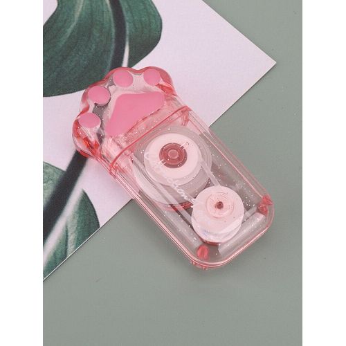 Bande Correctrice Patte De Chat,1 Pièce,Fournitures Scolaires Compactes Et Portables,Correction De La Mauvaise Acquisition - Type Pink
