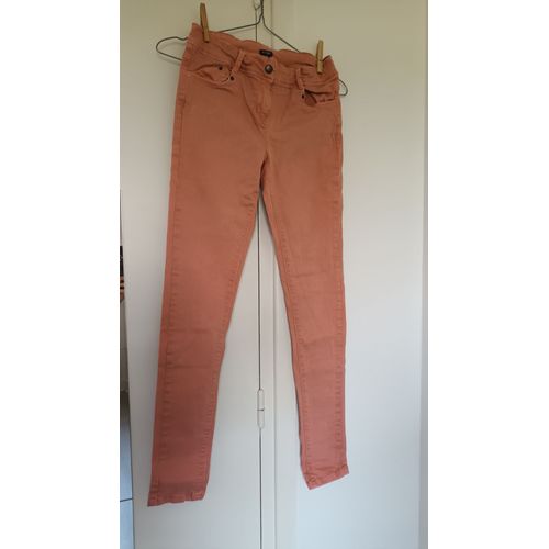 Pantalon Slim Rose Saumon Fille 12 Ans