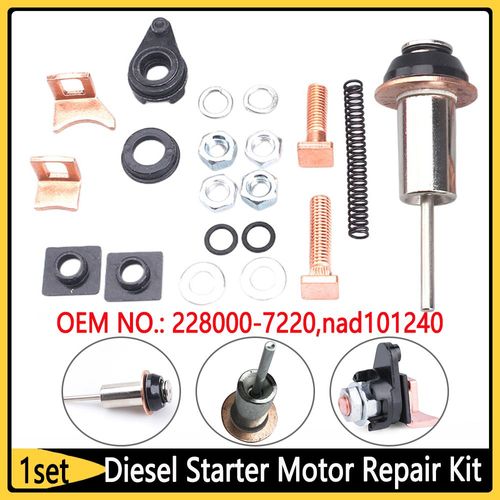 Kit De Réparation De Démarreur Diesel,Accessoires De Moteur Nad101240 Pour Land Rover Discovery Td5 228000,7220-2.5