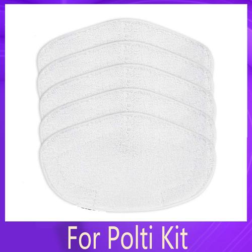 Tampon de vadrouille lavable en microfibre, pièces de rechange pour Polti Kit vaporesto, 5 pièces