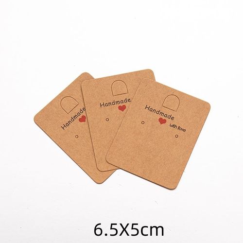 Cartes D'exposition De Boucles D'oreilles En Carton,Porte-Bijoux De Bricolage,Évaluation De Connaissance,Fourniture De Matériel D'emballage Pour Petites Entreprises,50 Pièces