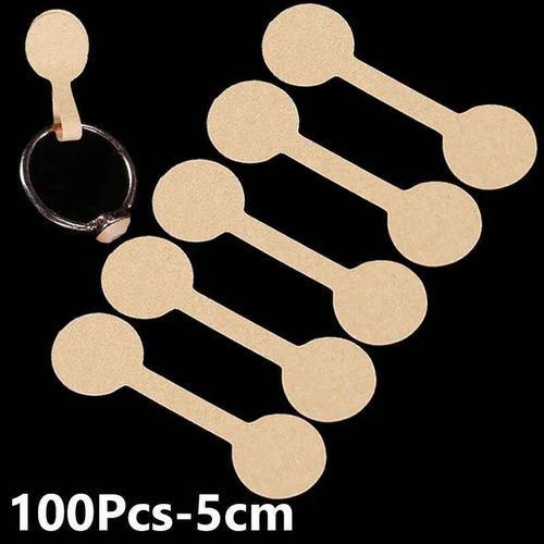 Étiquettes De Prix De Bijoux,Étiquettes De Prix Blanches Autocollantes Pour Collier,Boucle D'oreille,Bracelet,Étiquettes Rectangulaires,100 Pièces