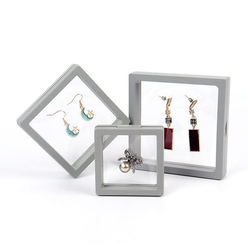 Boîte De Rangement Artificiel Astique Transparente Non Oxydée Pour Bijoux,Étui Pour Bagues,Boucles D'oreilles,Bracelets Et Colliers,1 Pièce