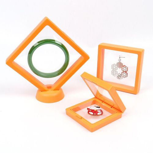 Boîte De Rangement Artificiel Astique Transparente Non Oxydée Pour Bijoux,Étui Pour Bagues,Boucles D'oreilles,Bracelets Et Colliers,1 Pièce