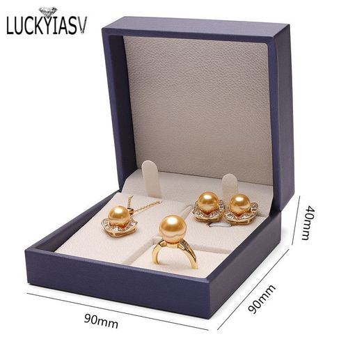 Boîte à bijoux en cuir de haute qualité,coffret cadeau,paire de matiques,boucles d'oreilles,collier,bracelet,évaluateur conteneur,2023