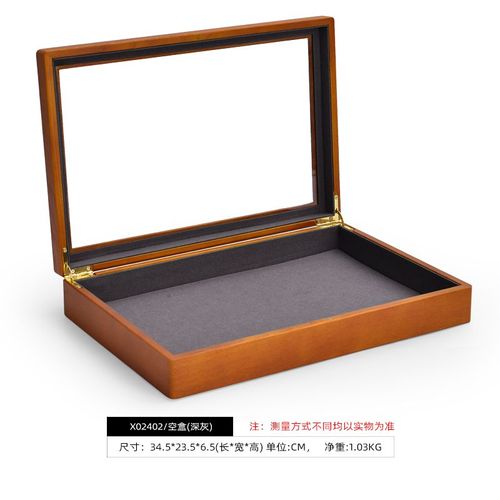 Oirlv-Boîte À Bijoux En Bois Rétro Pour Femme,Vitrine Transparente Pour Bague,Collier,Bracelet