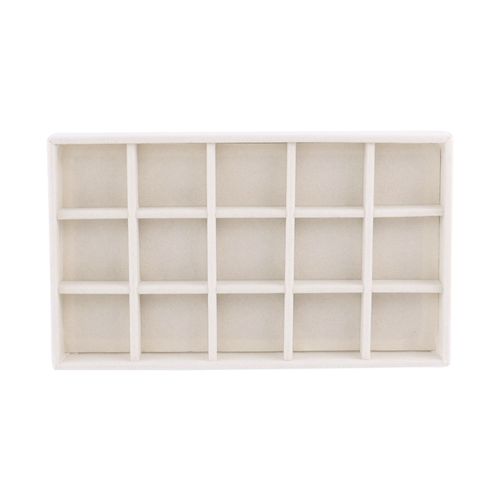 Présentoir À Bijoux En Velours Doux,Boîte De Rangement Pour Matiques,Boucles D'oreilles,Collier,Bracelet