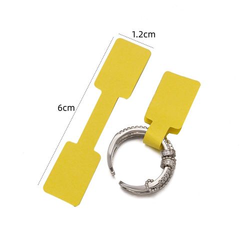 Étiquette De Prix De Bijoux Rectangle Vierge,Autocollant D'haltère Auto-Adhésif,Carte D'affichage De Collier Et De Boucle D'oreille,Étiquette De Réparation D'emballage,100 Pièces,200 Pièces
