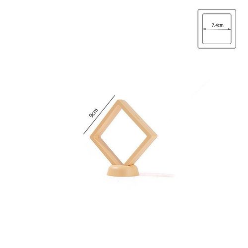 Boîte De Rangement Transparente Pour Bijoux En Film Pe,Cadre De Document D'd'effets,Présentoir Flottant 3d,Support Pour Pendentif,Bague,Boucle D'oreille,Bracelet
