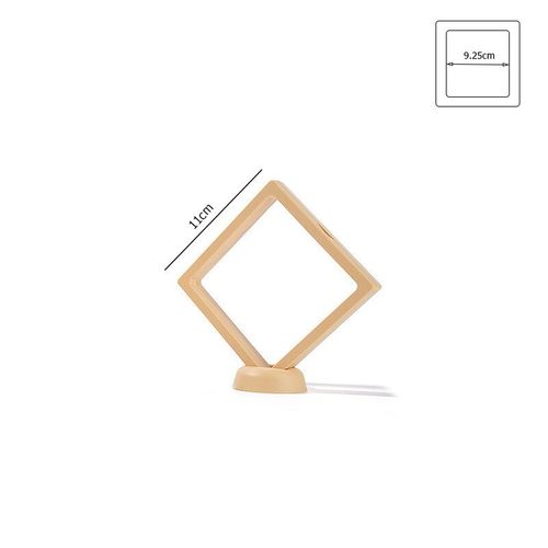 Boîte De Rangement Transparente Pour Bijoux En Film Pe,Cadre De Document D'd'effets,Présentoir Flottant 3d,Support Pour Pendentif,Bague,Boucle D'oreille,Bracelet