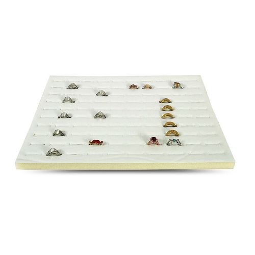 Présentoir De Bagues À Cent Positons,Polymère,Accessoires De Rangement De Bagues,Doublure Intérieure De Bijoux,Tampon D'insertion De Boîte,Bricolage,Éponge Polymère,33.5x22.5x1cm