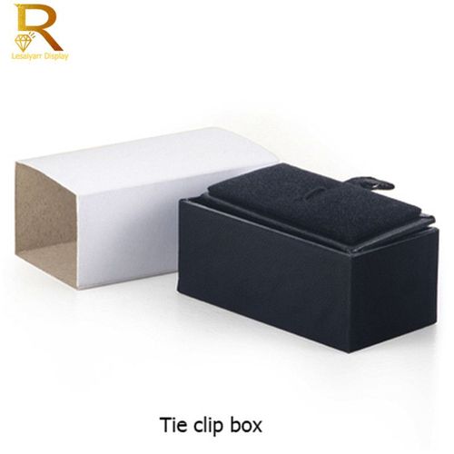 Boîte D'emballage De Boutons De Manchette En Similicuir Noir Pour Hommes,Étui De Rangement Pour Bijoux,Coffret Cadeau De Noël,Évaluation,