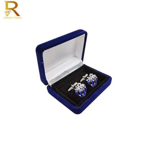 Boîte D'emballage De Boutons De Manchette En Similicuir Noir Pour Hommes,Étui De Rangement Pour Bijoux,Coffret Cadeau De Noël,Évaluation,
