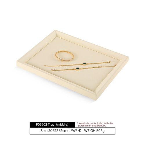 Yinbeini-Présentoir À Bijoux En Microcarence Grise,Collier Portable,Boucles D'oreilles,Bracelet,Porte-Bague,Diversifié