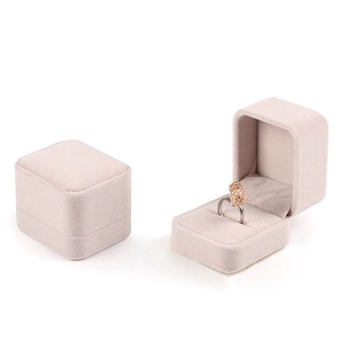 Boîte À Matiques Carrée En Velours,Rangement Pour Matiques,Boucles D'oreilles Et Goujons,Étui Cadeau Pour Bijoux,Proposition Romantique,Boîte À Matiques De Mariage,6 Pièces