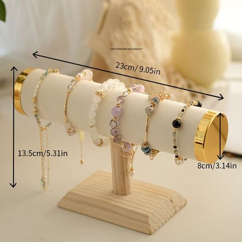 Présentoir À Bijoux En T Pour Femme,Bracelet Et Montre,Bracelet Et Collier,Support T1,Couleurs De Mode,Style De Taille Dorée,