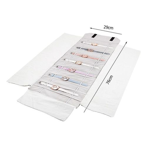 Sac De Rangement Portable En Velours Pour Bijoux,Bracelet De Voyage,Bague,Boucles D'oreilles,Pendentif,Collier,Étui Pliable Pour Ornements