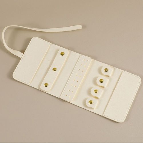 Étui À Bijoux Pliable En Rouleau,Sac De Rangement Pour Bijoux De Voyage,Adapté Pour 150 Boucles D'oreilles Matiques Diamant,Colliers Broches De La Présidence